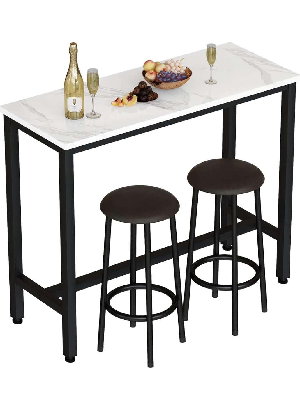 39.4" Bar Table with 2 Stools