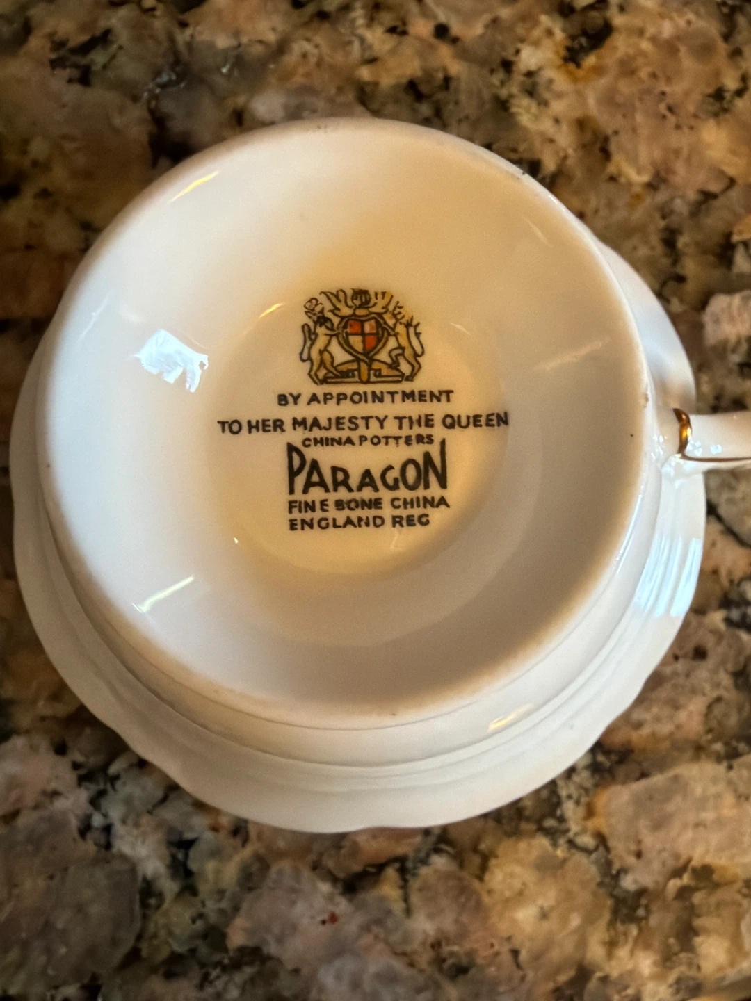 Paragon Fine Bone China Tea Cup and Saucer - photo 2