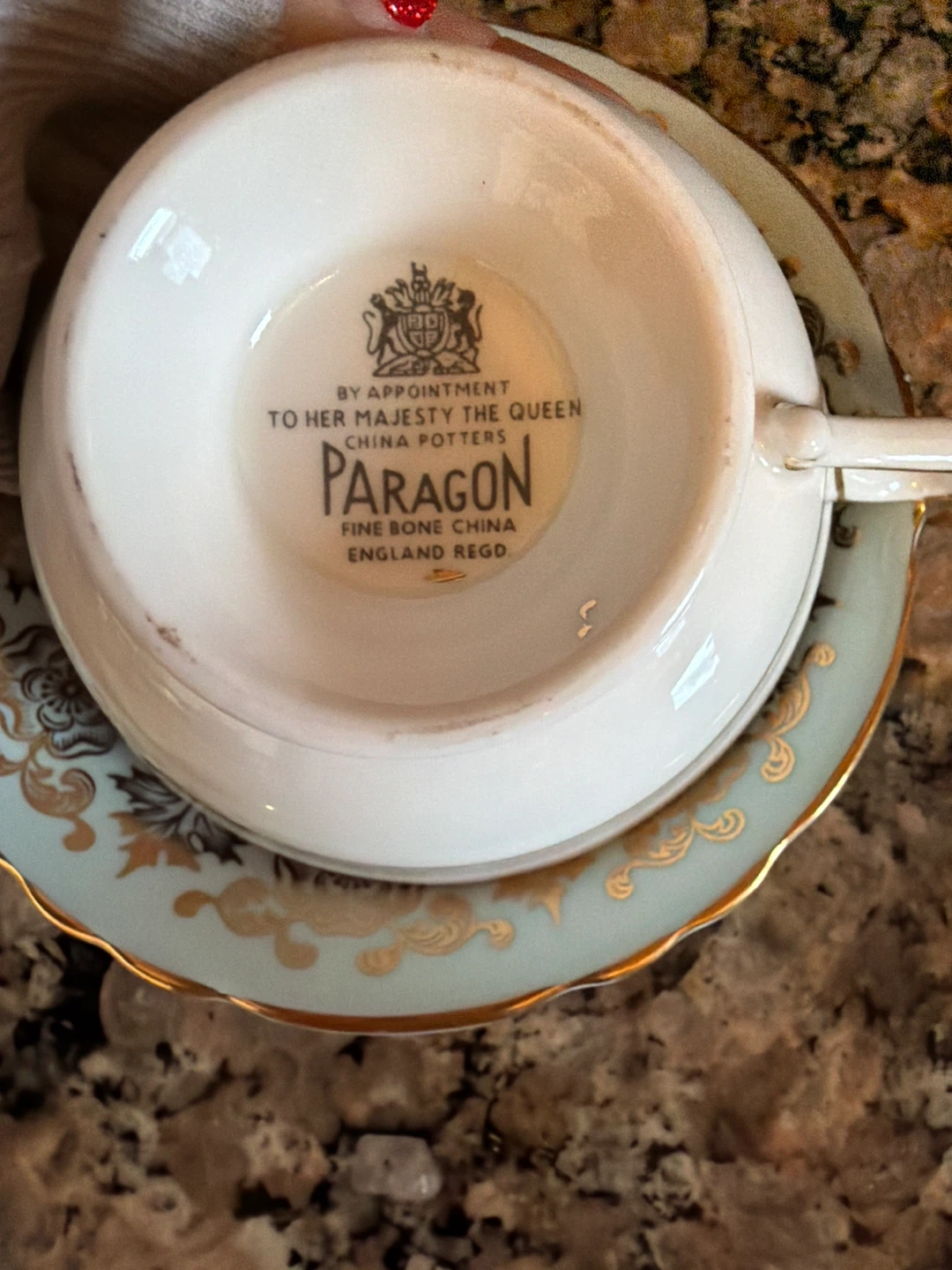 Paragon Fine Bone China Teacup and Saucer Set - photo 3