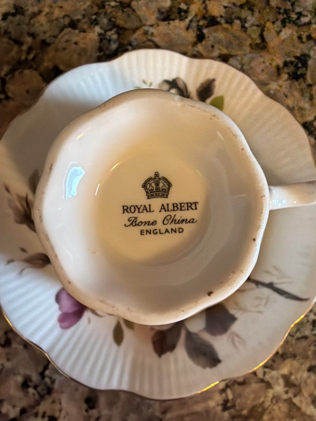 Royal Albert Bone China Teacup and Saucer Set - photo 2