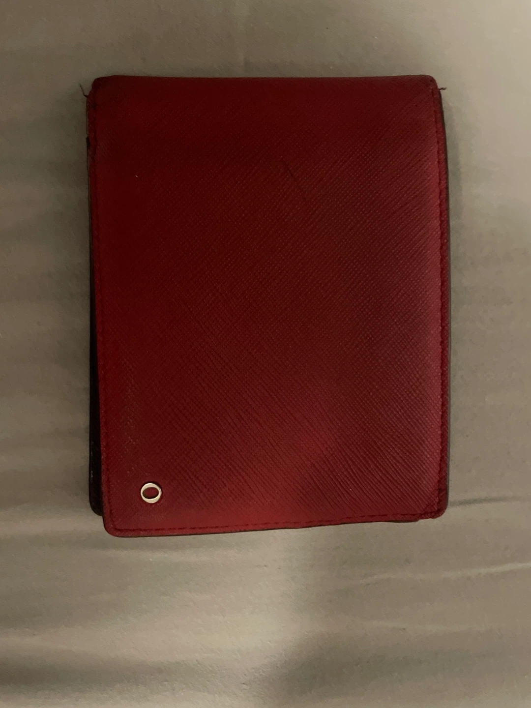 Oroton Red Leather Bifold Wallet