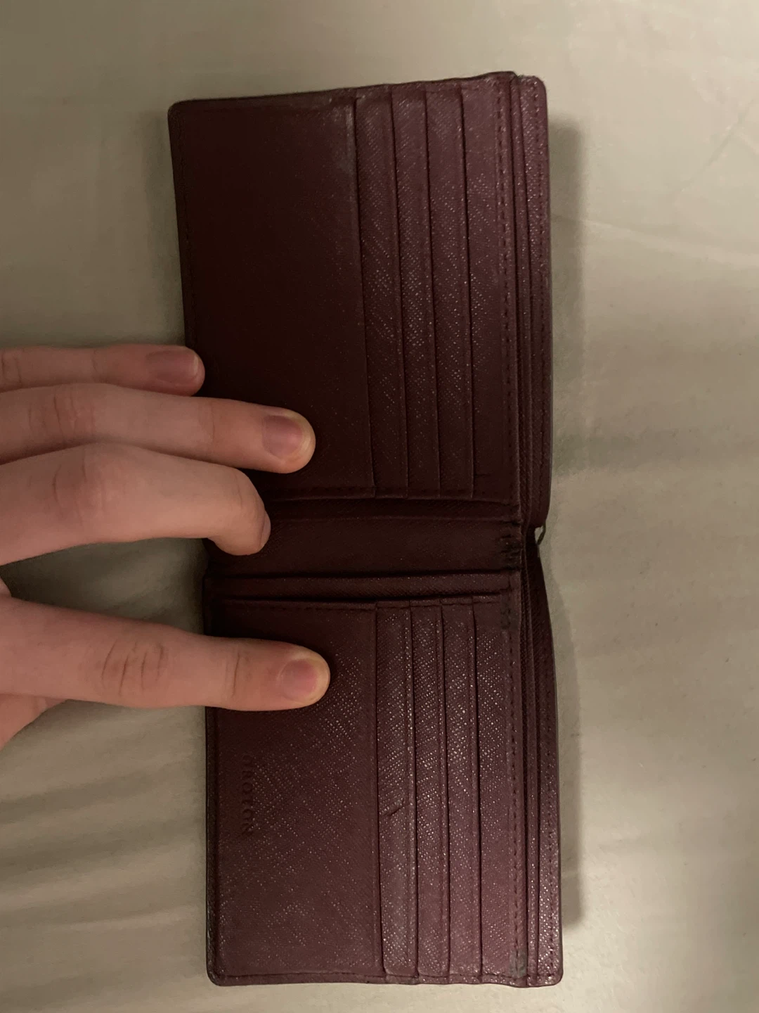 Oroton Red Leather Bifold Wallet - photo 3