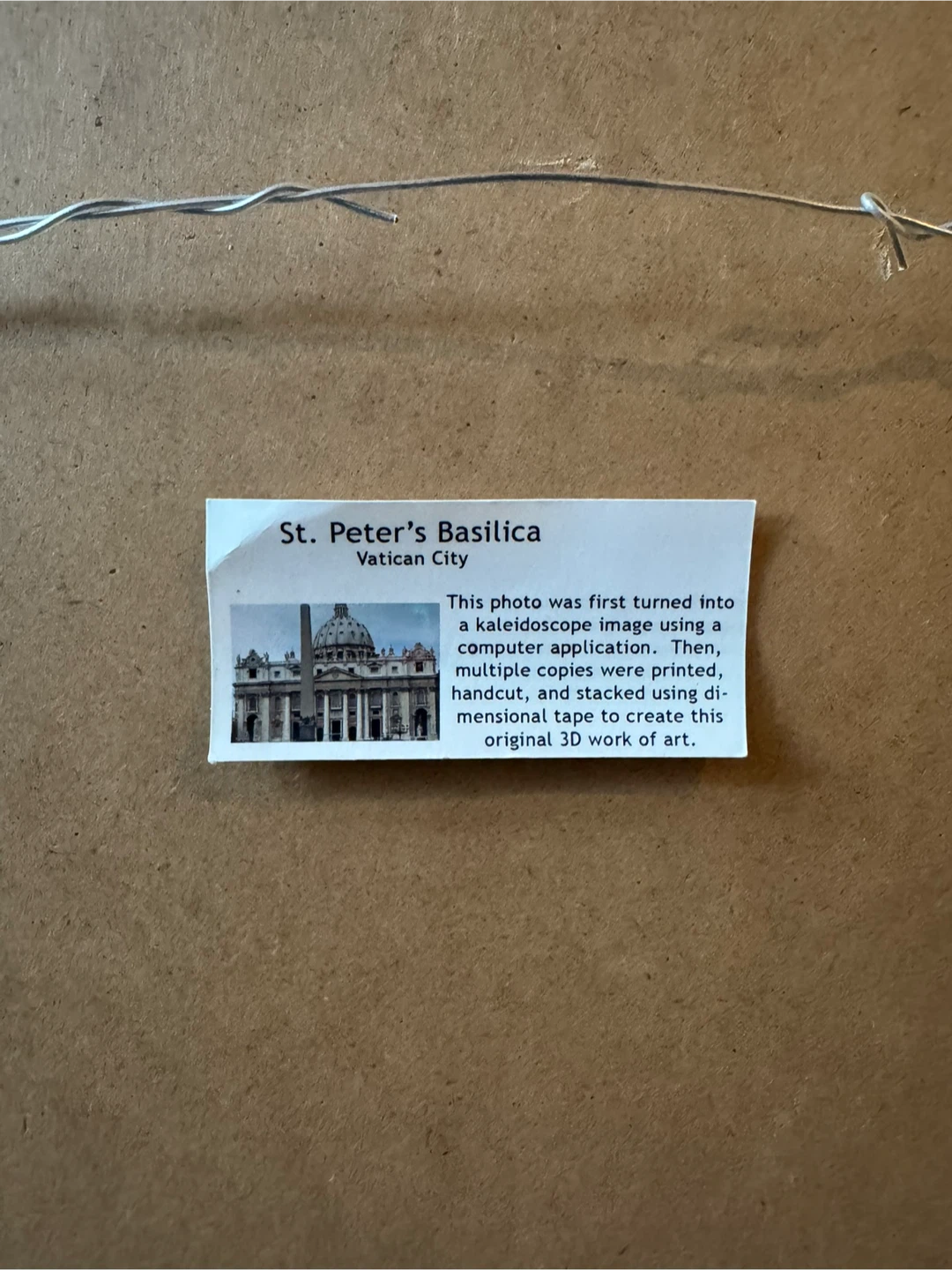 St. Peter's Basilica 3D Framed Art - photo 2