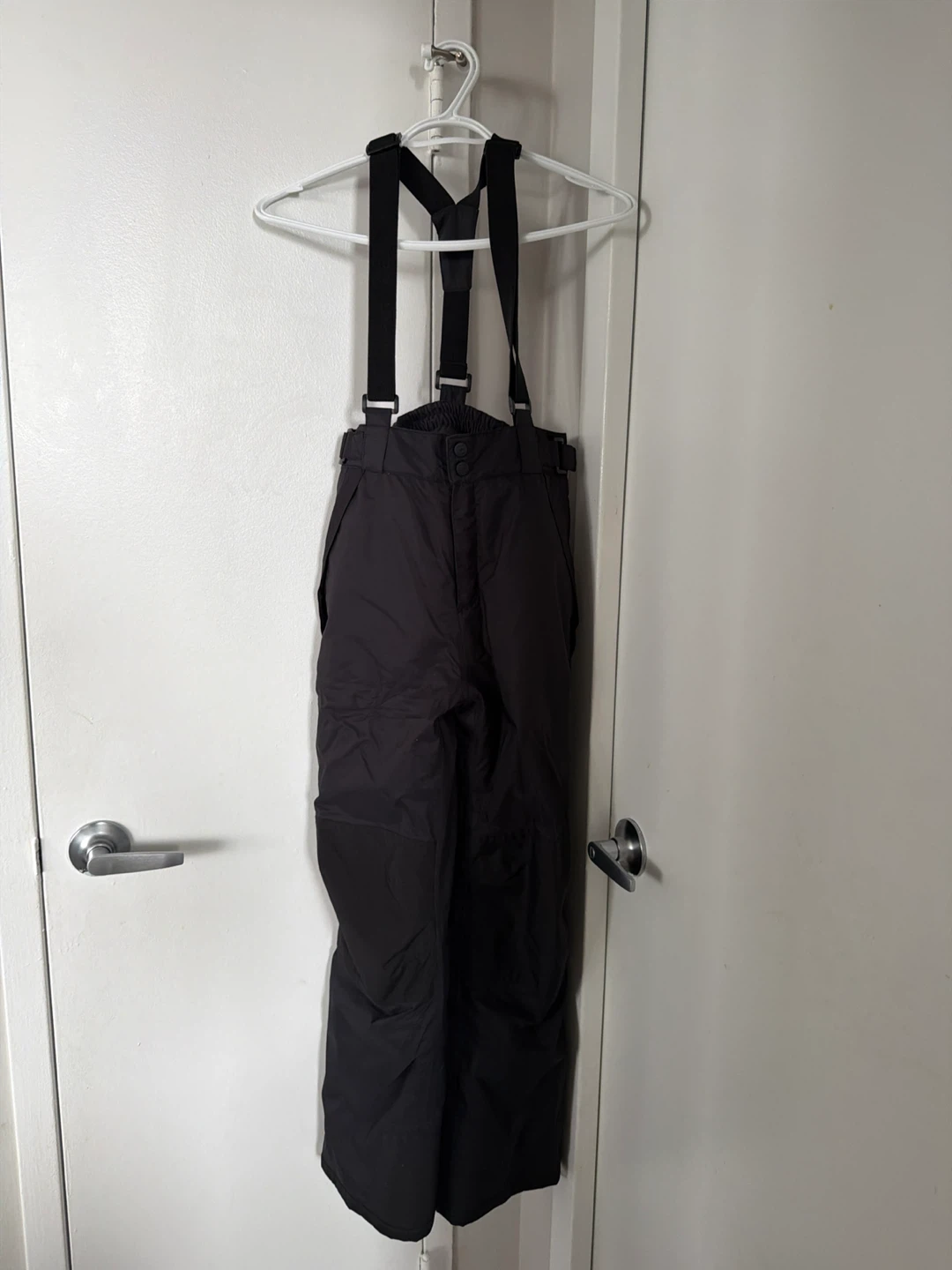 Mountain Warehouse Black Ski Pants with Suspenders - 11-12 Years