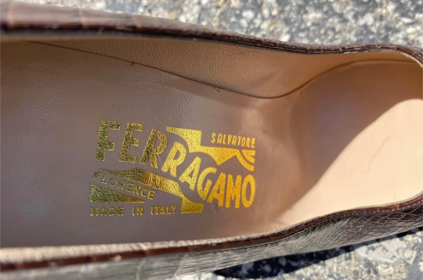 Vintage  Salvatore Ferragamo Women’s Crocodile Heels - photo 3