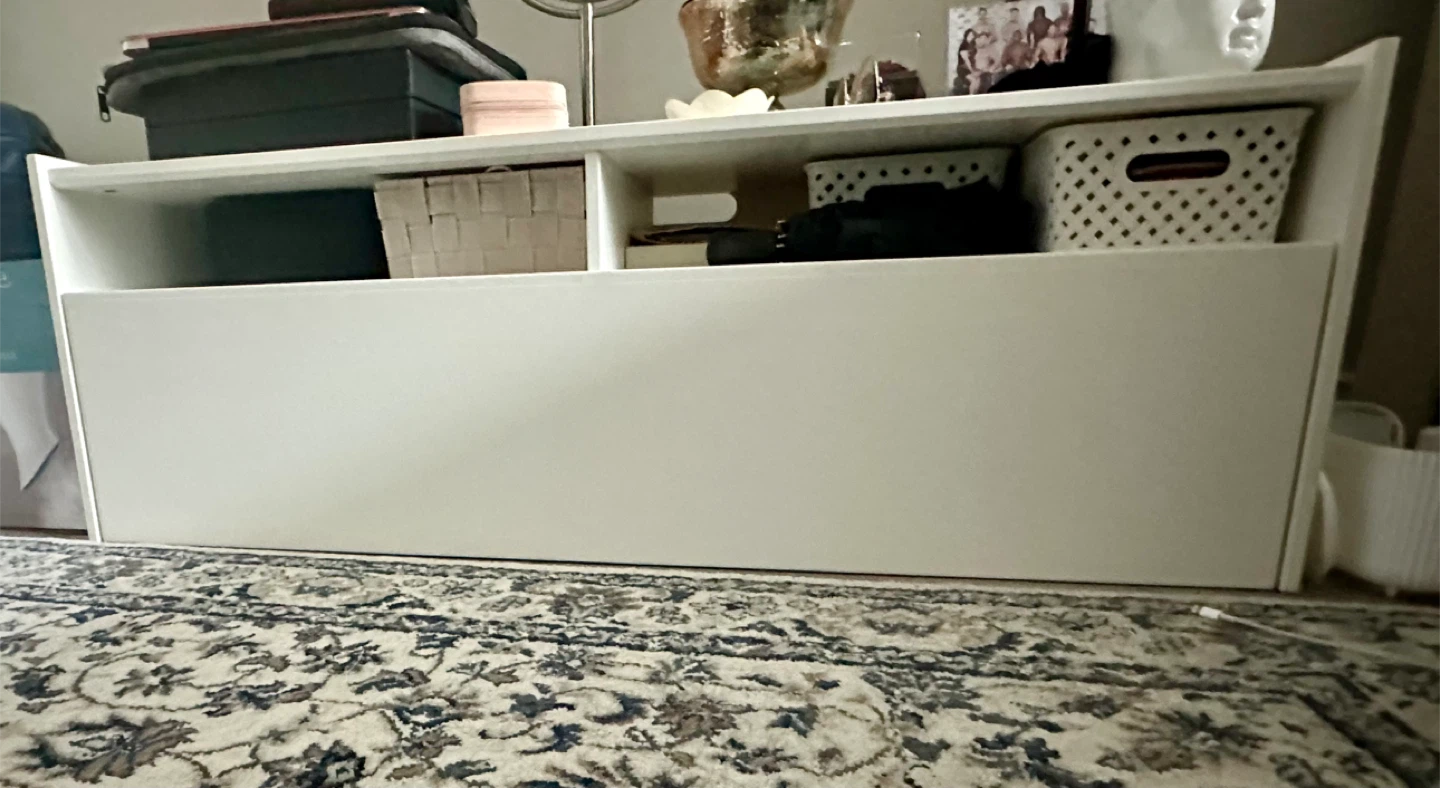White tv stand - photo 3