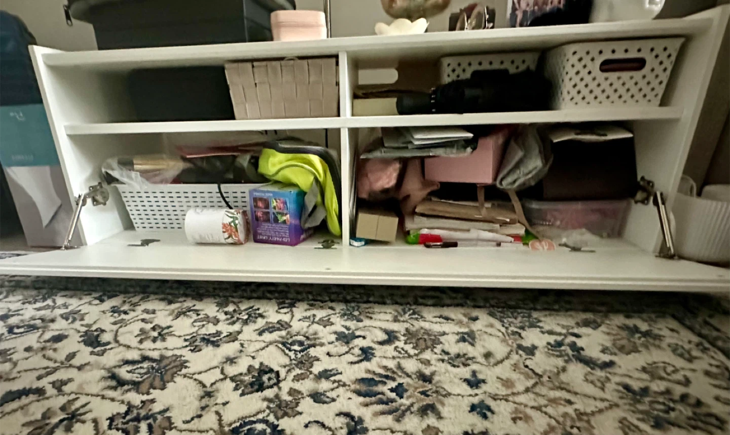 White tv stand - photo 2