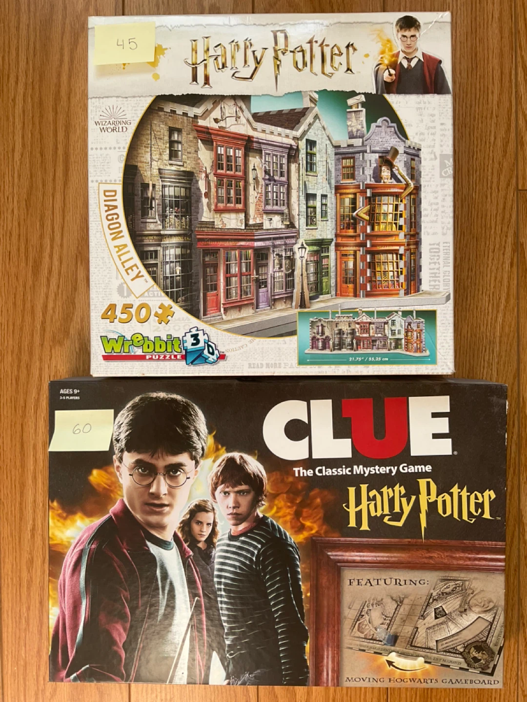 Harry Potter Diagon Alley 3D Puzzle and Clue Board Game