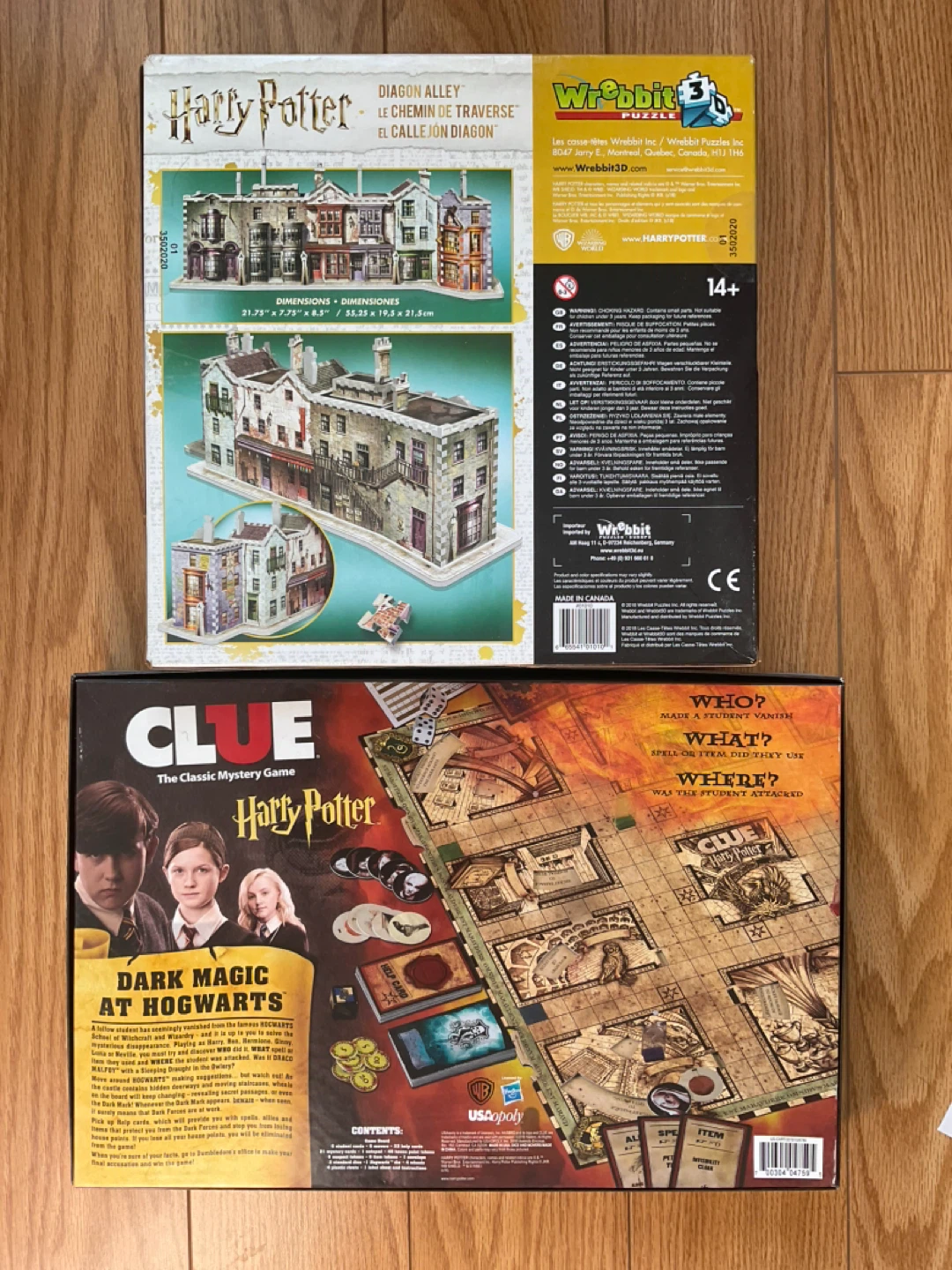 Harry Potter Diagon Alley 3D Puzzle and Clue Board Game - photo 2