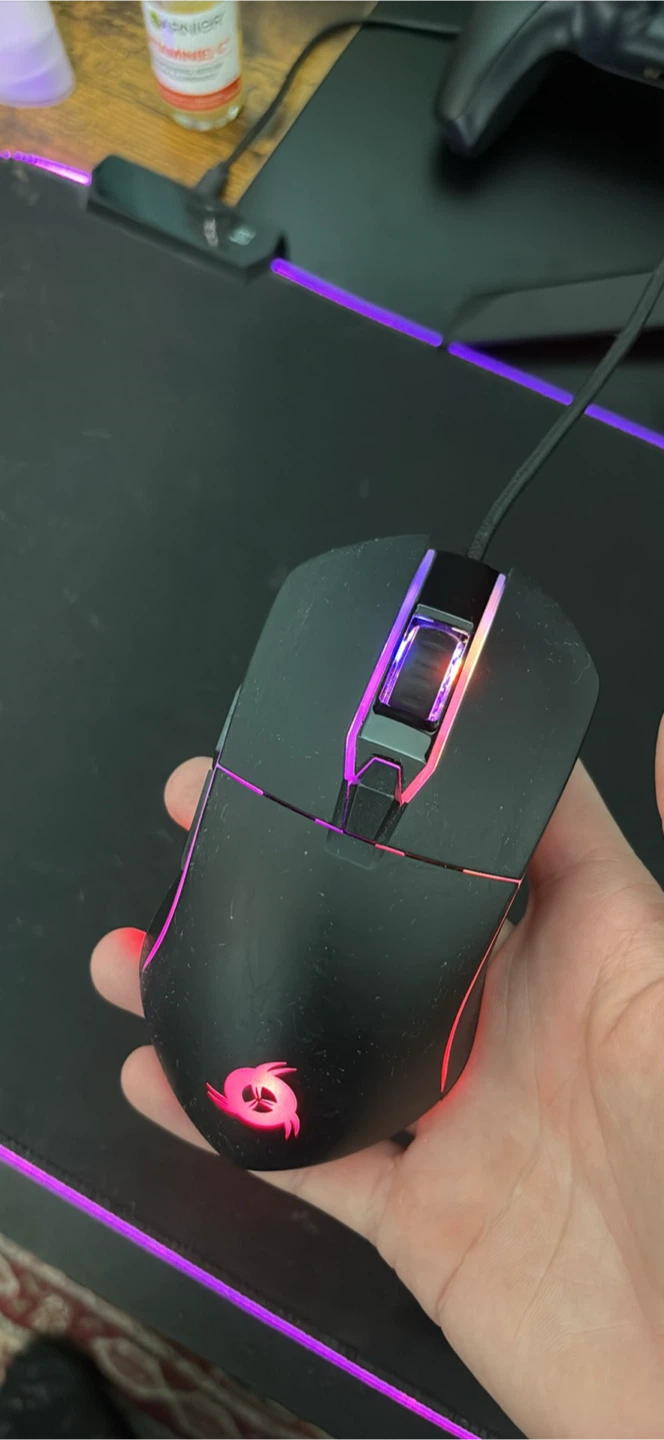 Gaming Mouse with RGB Lighting