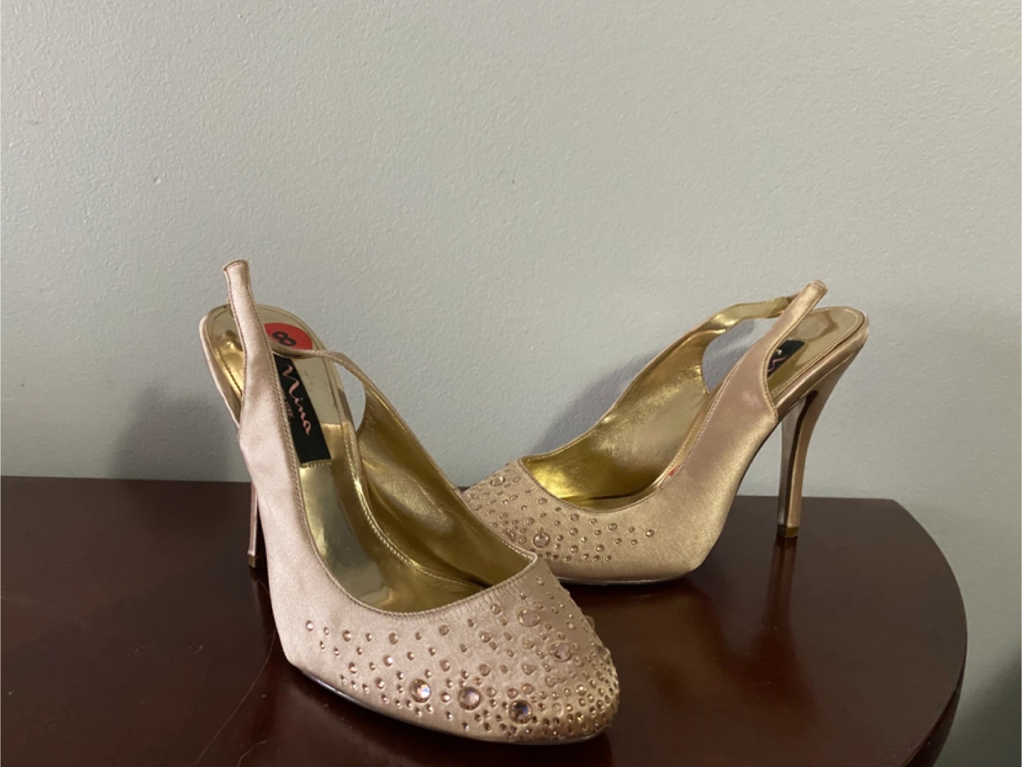 Nina Women's Slingback Heels Size 8