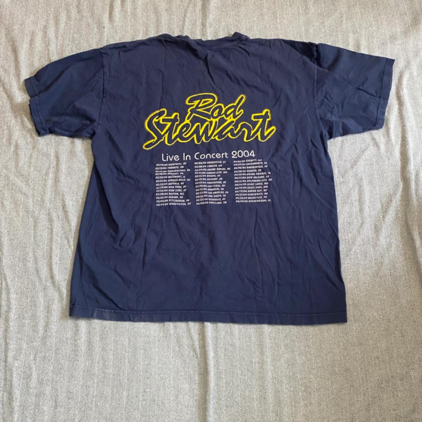 Rod Stewart Live in Concert 2004 T-Shirt XXL - photo 3