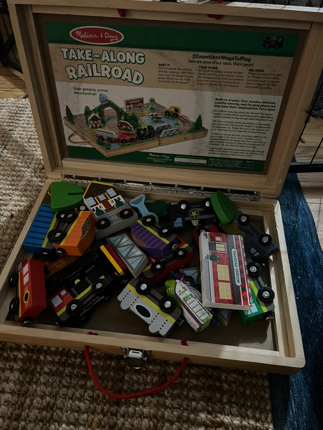 Melissa & Doug Take-Along Railroad Toy Set - photo 2
