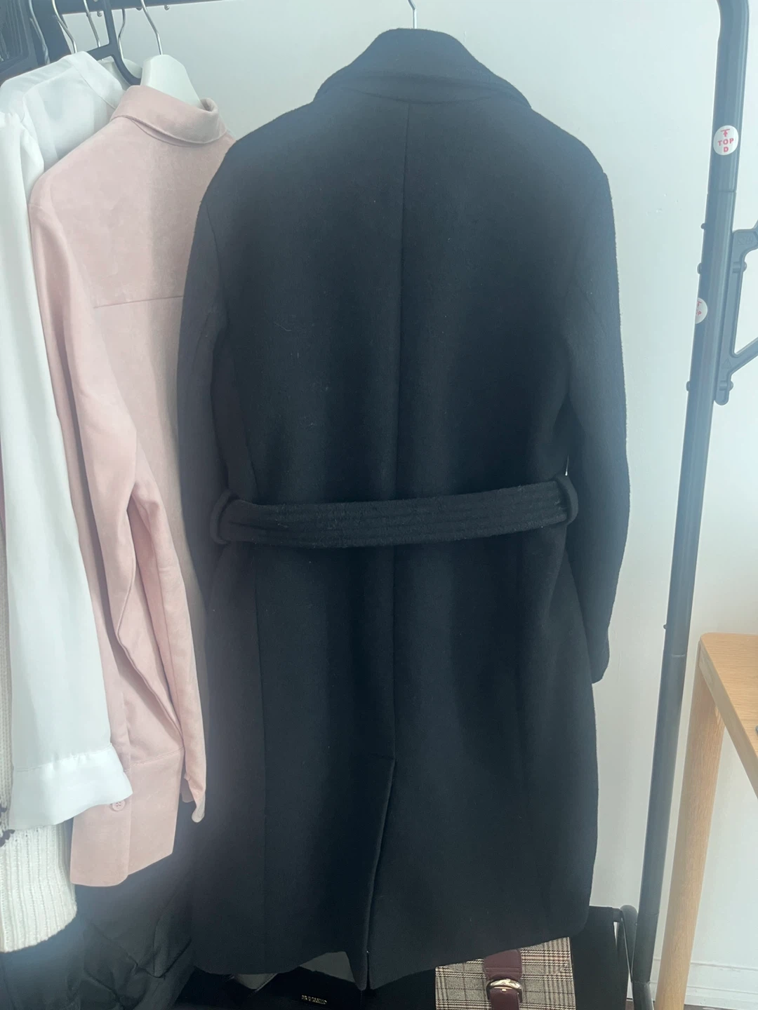 Korea designer: Black Wool 90% Coat - photo 4