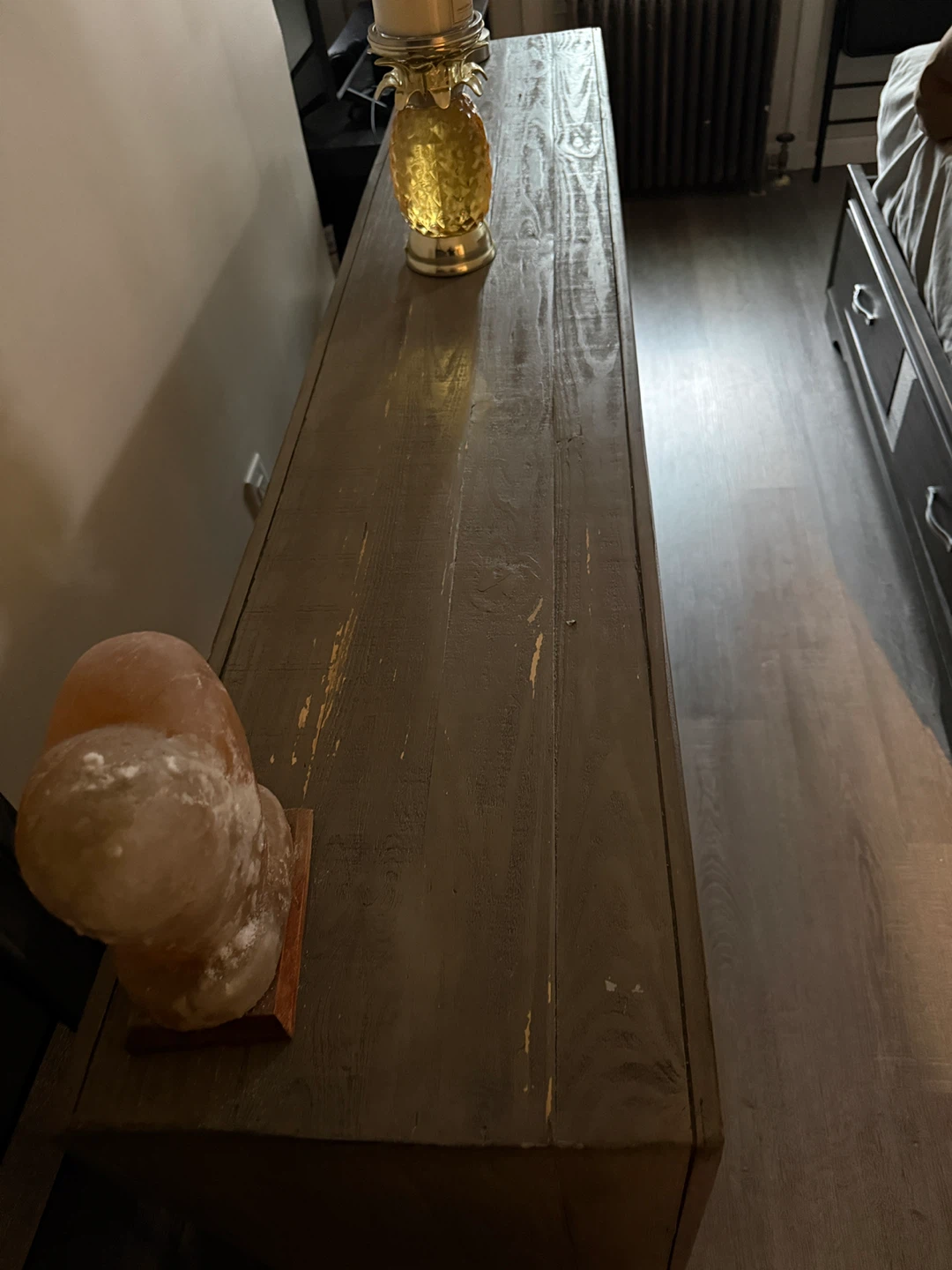 Gray Wood Console Table - photo 5