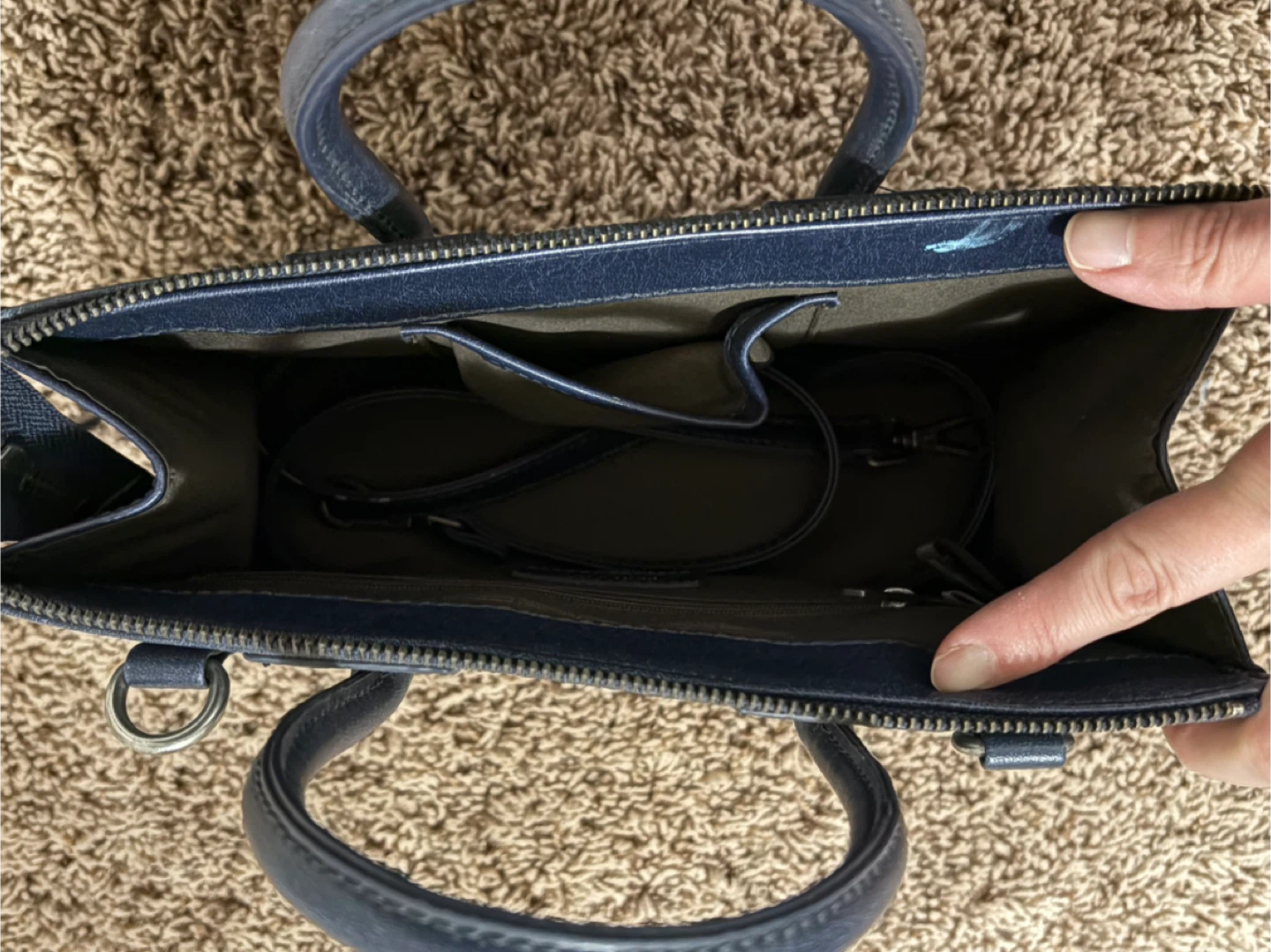 Matt & Nat Navy Blue Handbag - photo 2