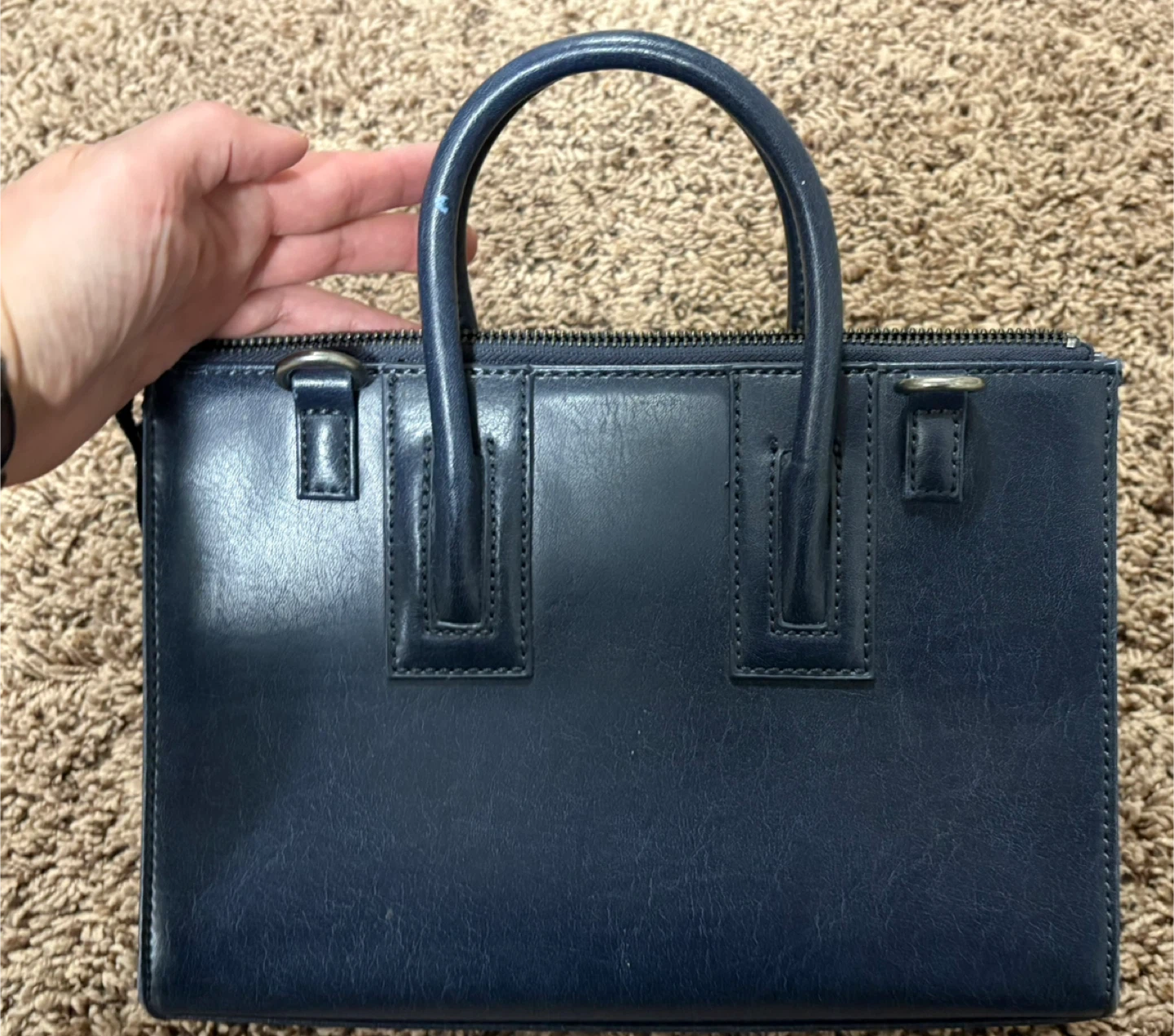 Matt & Nat Navy Blue Handbag - photo 3