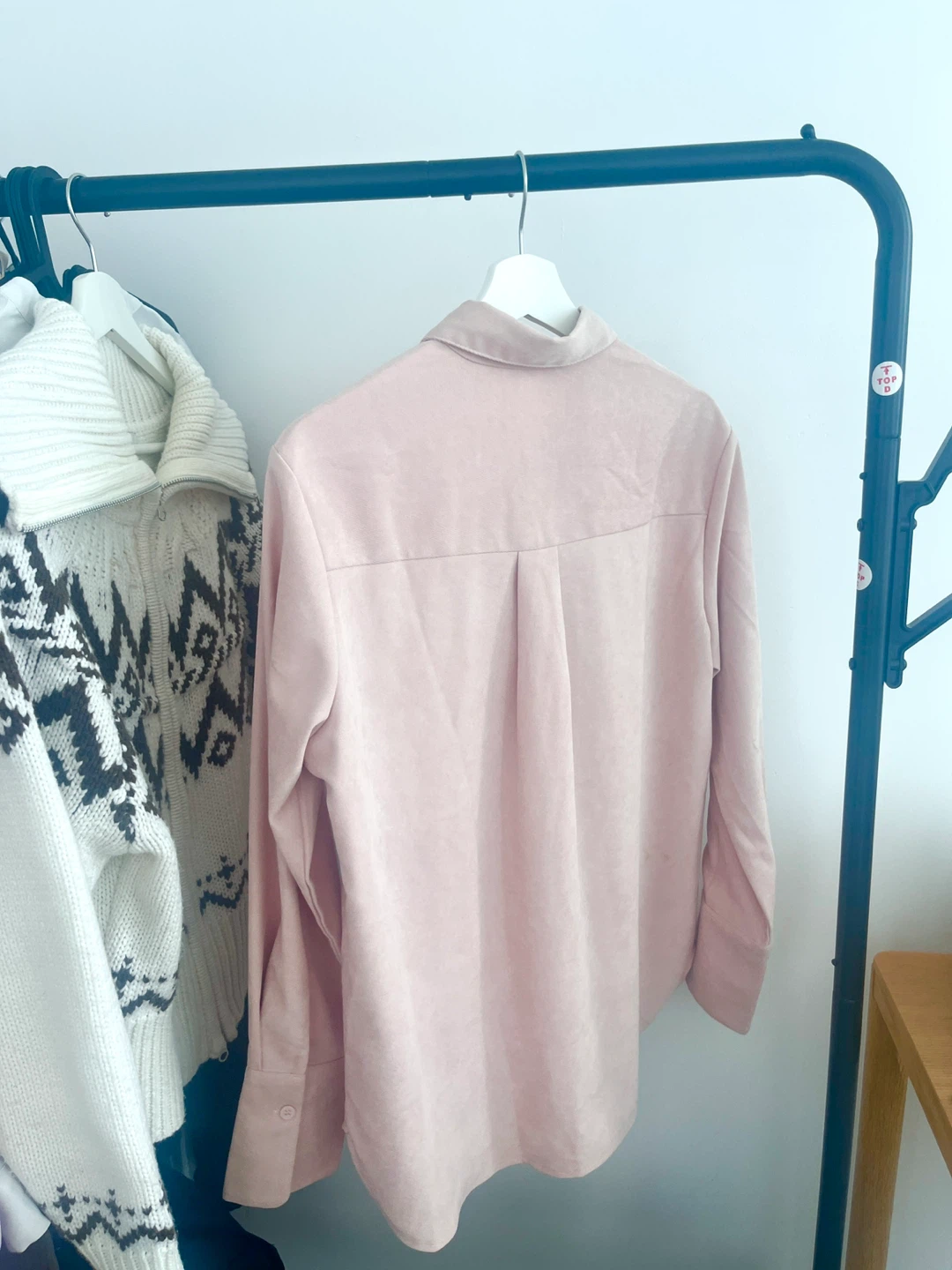 F/W Pigment Pink Button-Up Shirt - photo 4