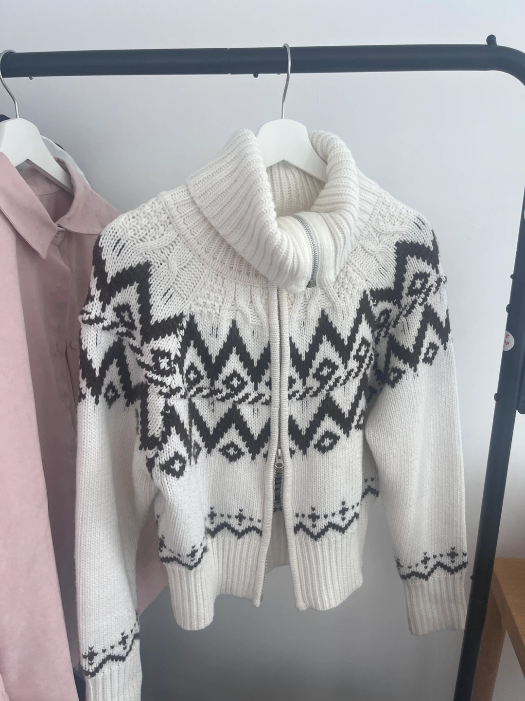 8 Seconds korea brand: Fair Isle Zip-Up Cardigan - photo 5