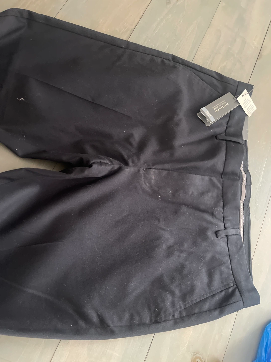NEW Denver Hayes Flat Front Black Dress Pants 36x32 - photo 2