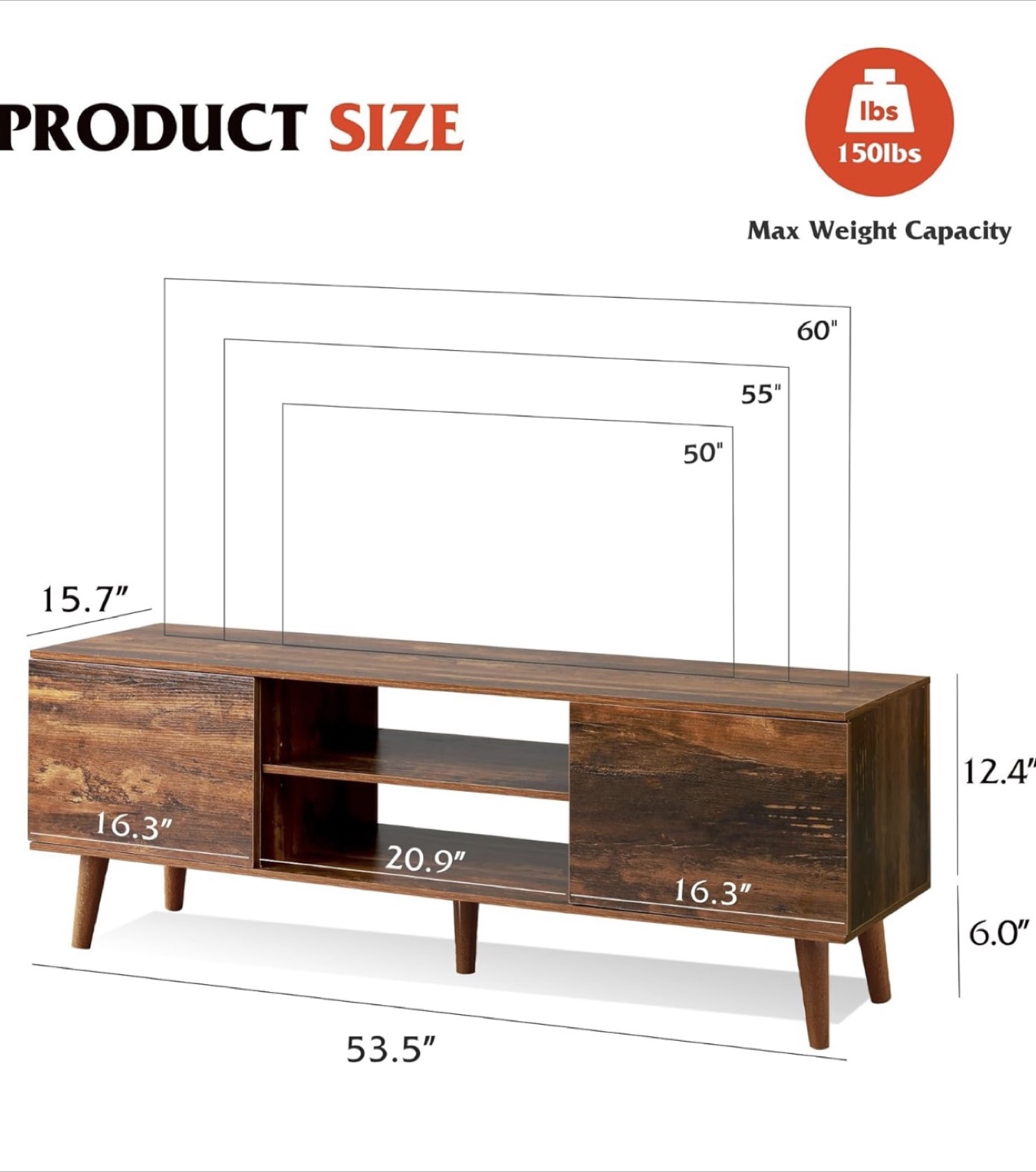 TV Stand for TVs up to 60"