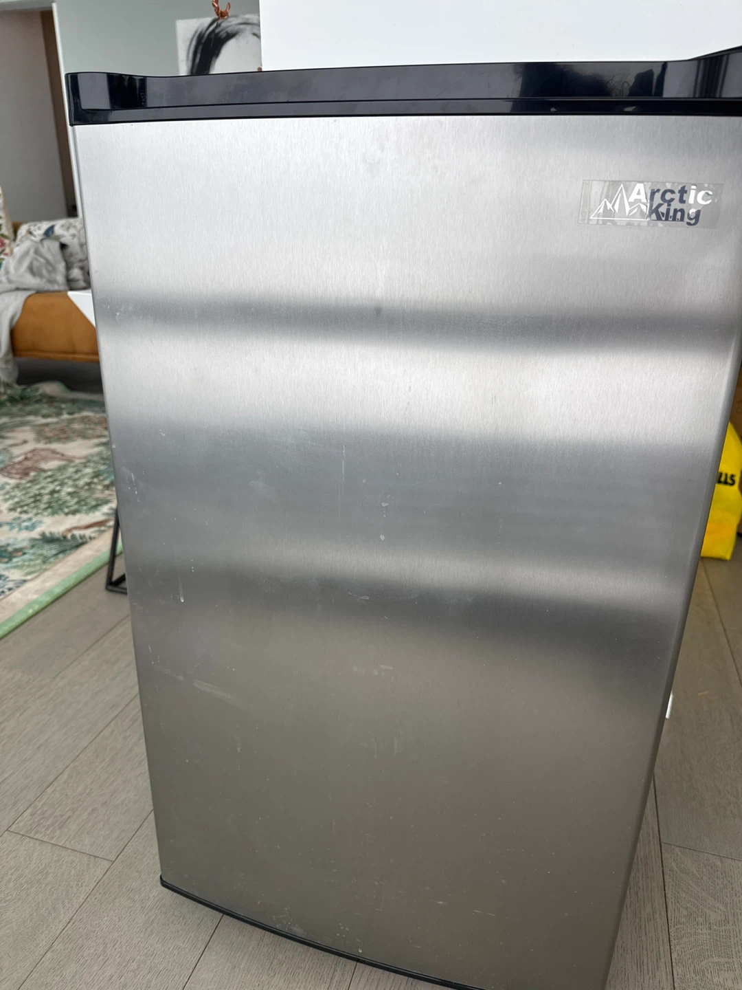 Arctic King Mini Freezer stainless steel