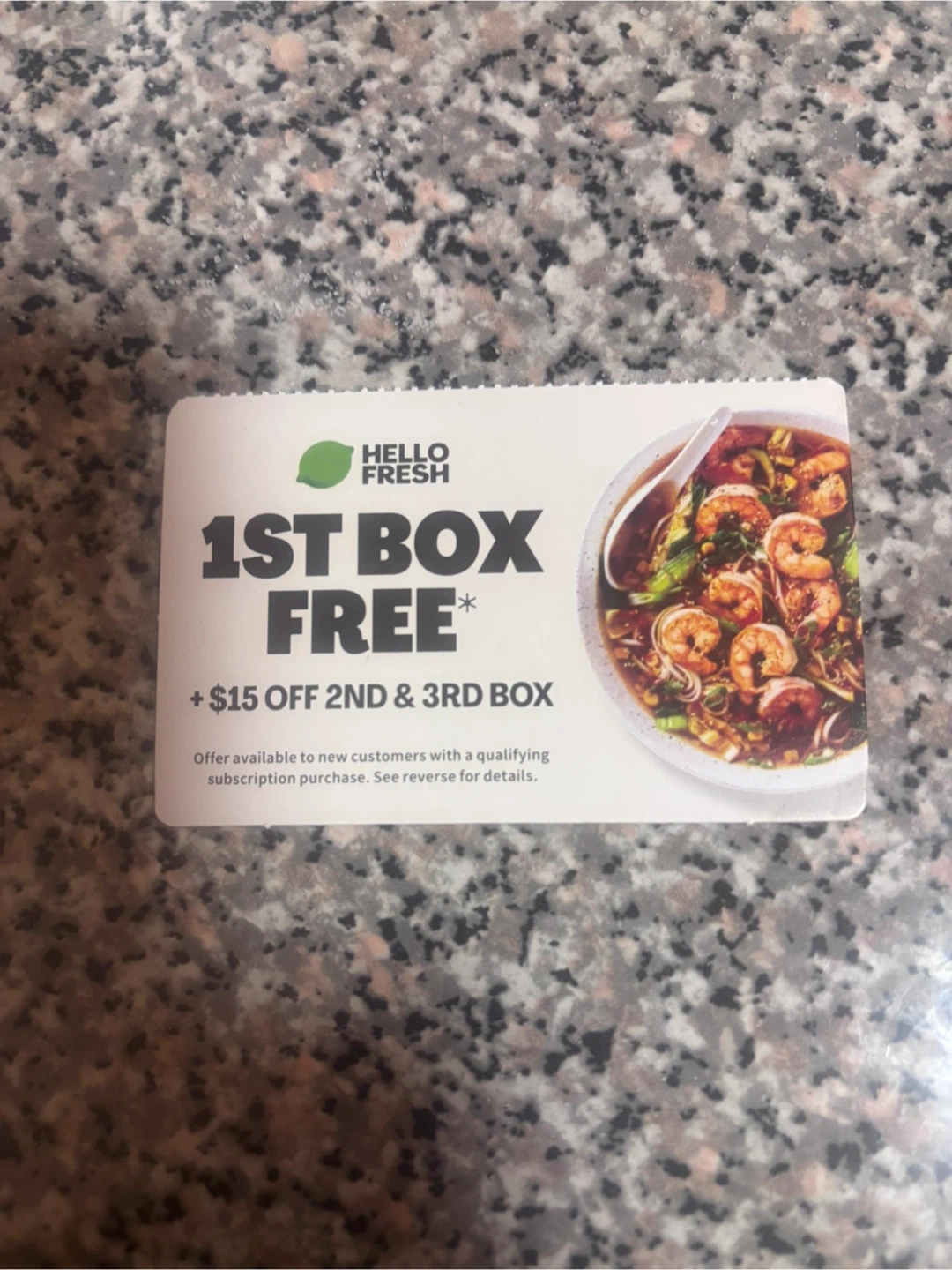 HelloFresh 1st Box Free Voucher- 1 left