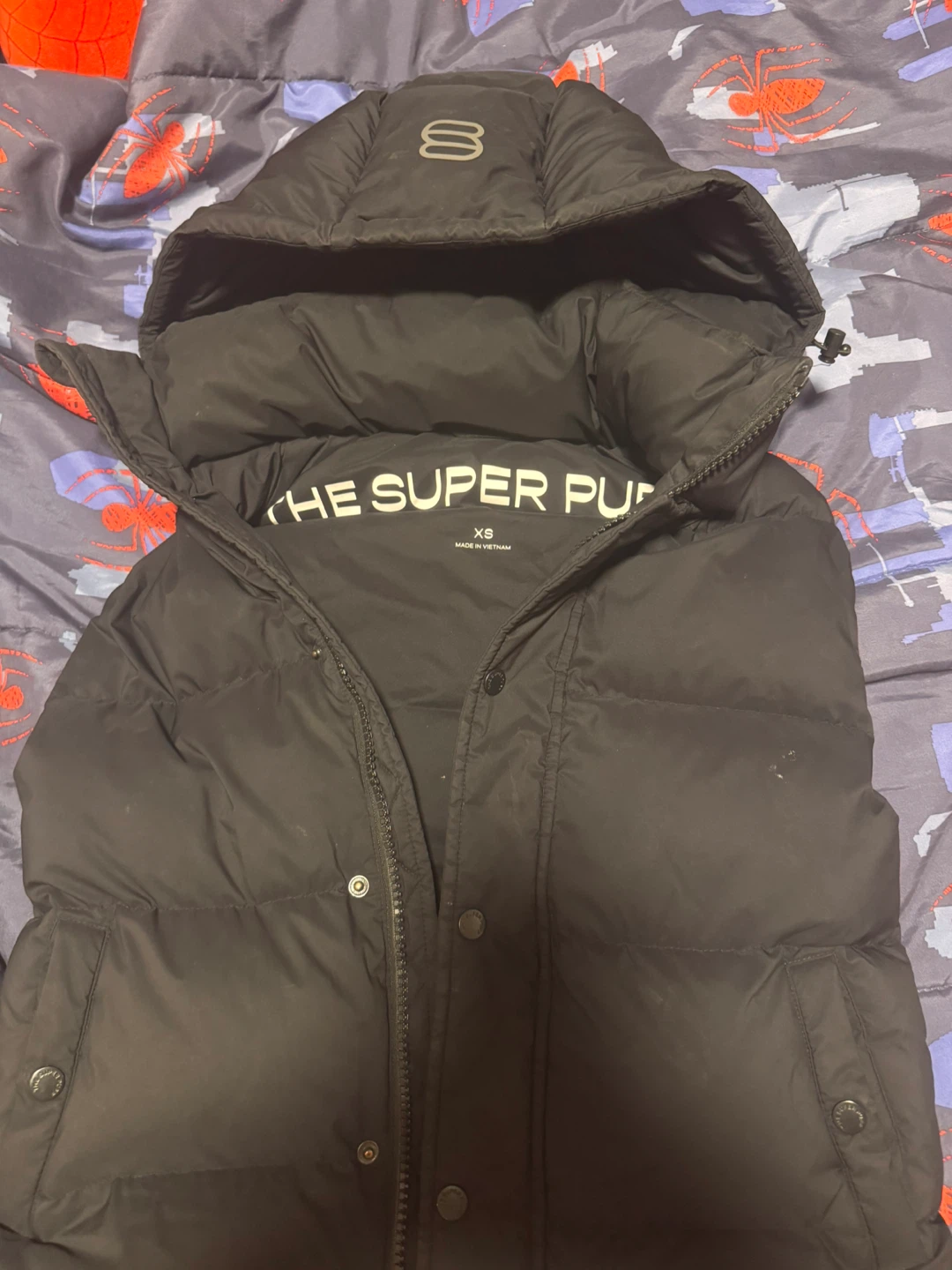 The Super Puff Down Puffer Jacket Black XS - photo 4