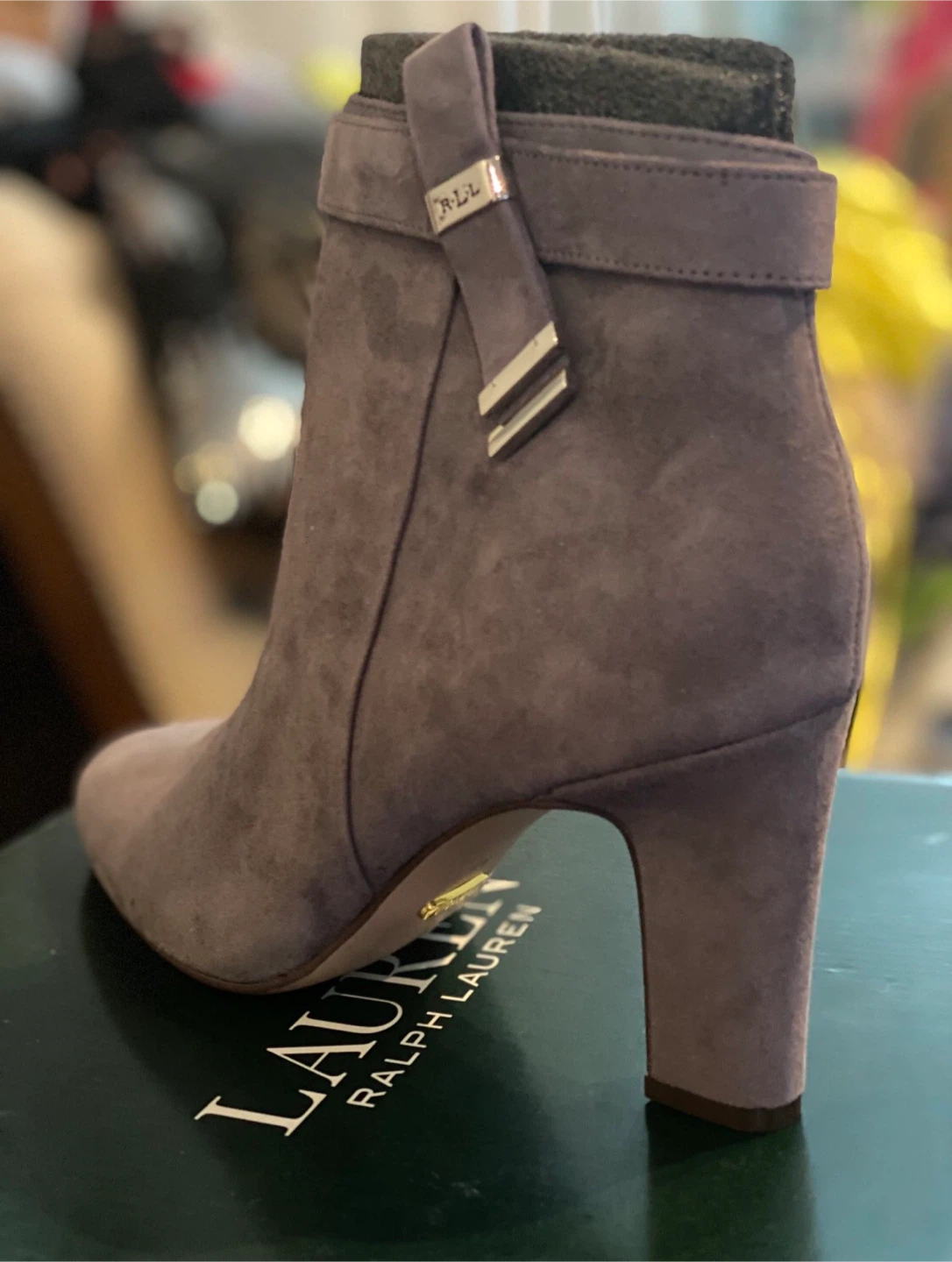 Lauren Ralph Lauren Suede Ankle Boots - Gray 🥕 - photo 2