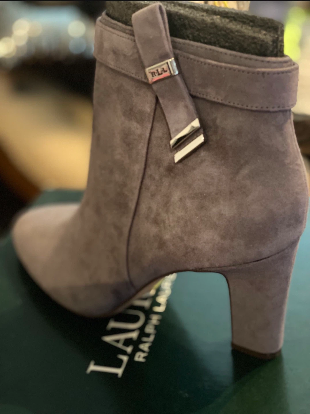 Lauren Ralph Lauren Suede Ankle Boots - Gray 🥕 - photo 5