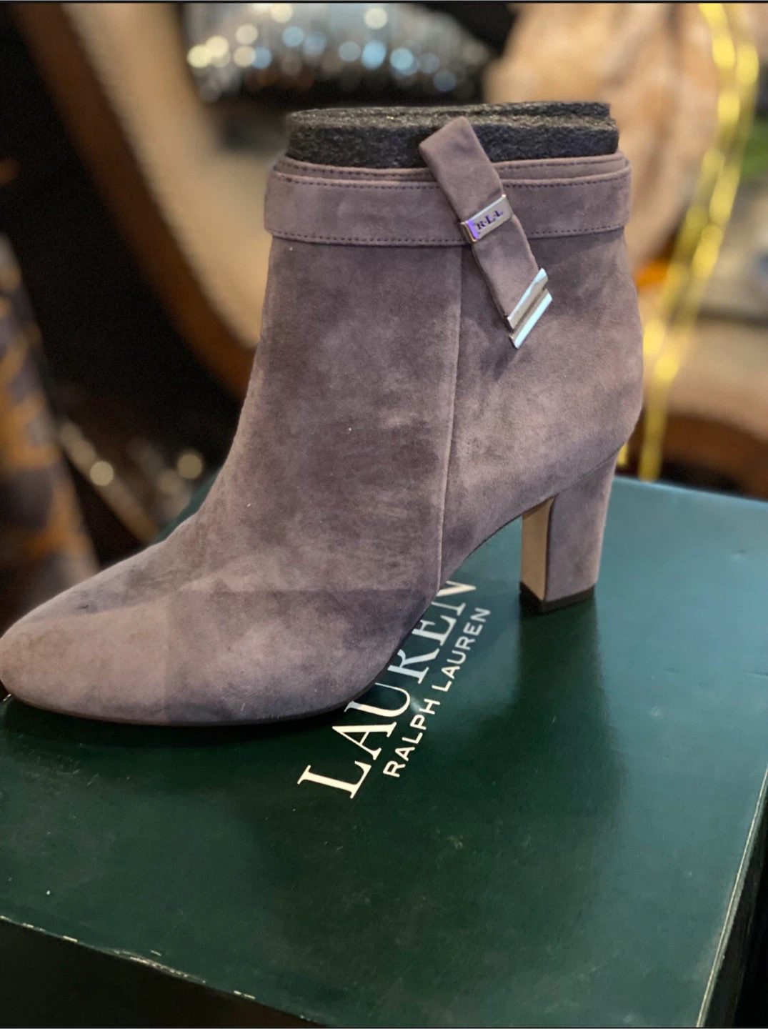 Lauren Ralph Lauren Suede Ankle Boots - Gray 🥕 - photo 3