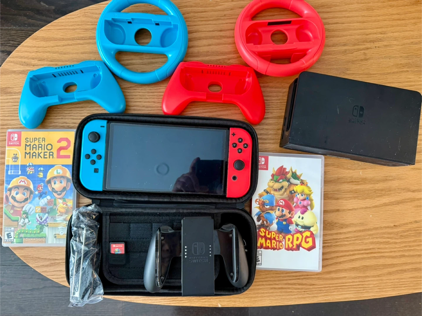 Nintendo Switch Console with Games and Accessories