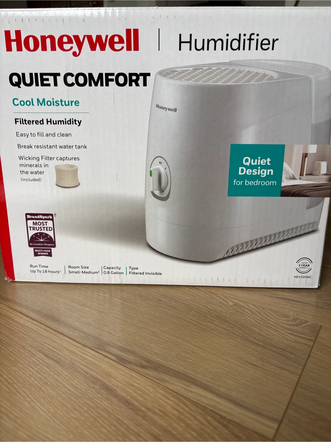 Honeywell Quiet Comfort Cool Moisture Humidifier