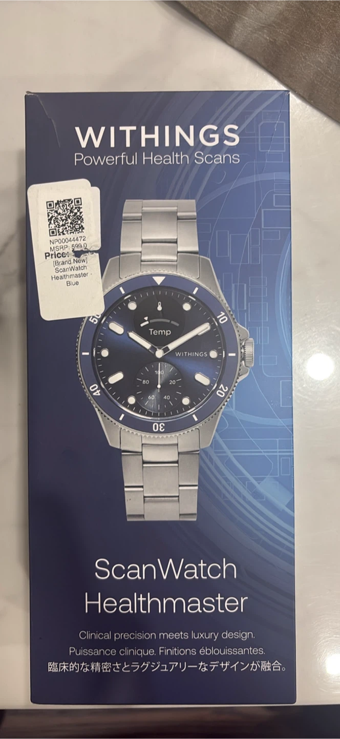 Withings ScanWatch Healthmaster Blue
