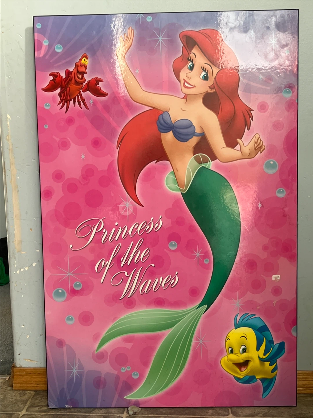 Disney Princess Ariel "Princess of the Waves" Wall Art