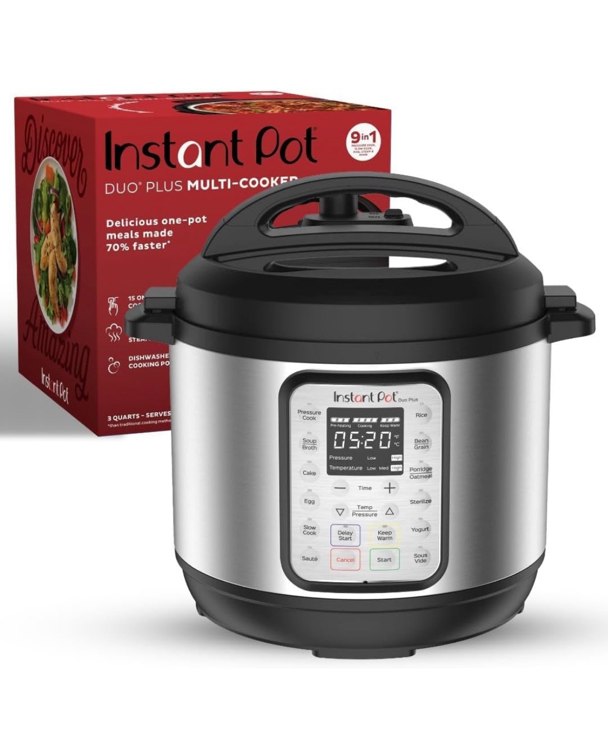 Instant Pot Duo Plus 6Qt – Works Great, Used