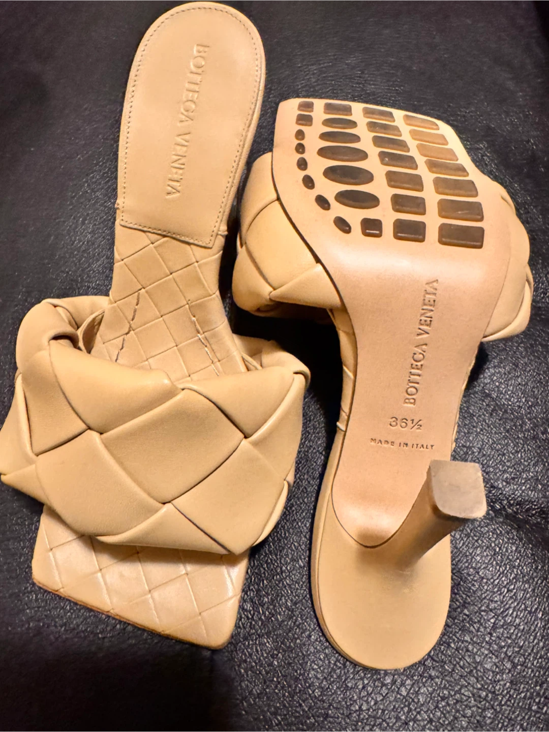 Bottega Veneta Woven Heels Size 36.5 - photo 3