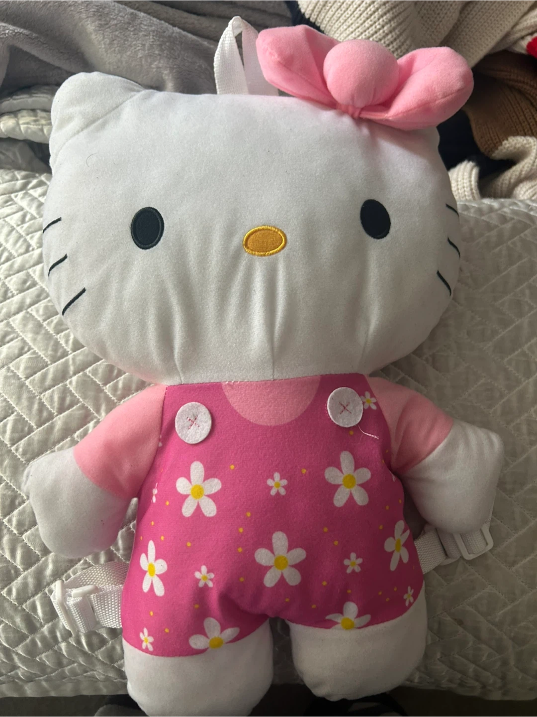 Hello Kitty Plush Backpack