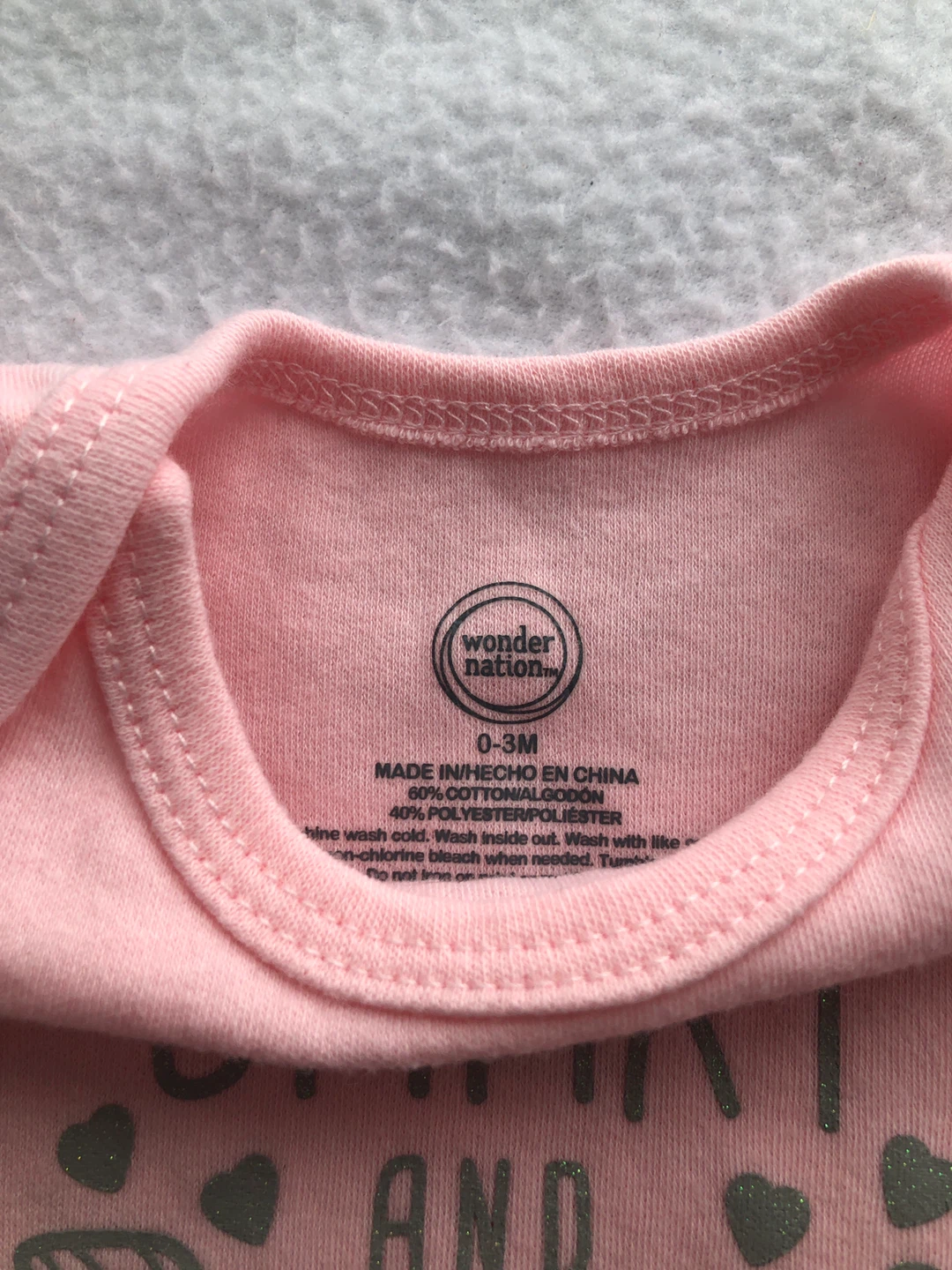 Wonder Nation Onesie 0-3M Brand New! - photo 2