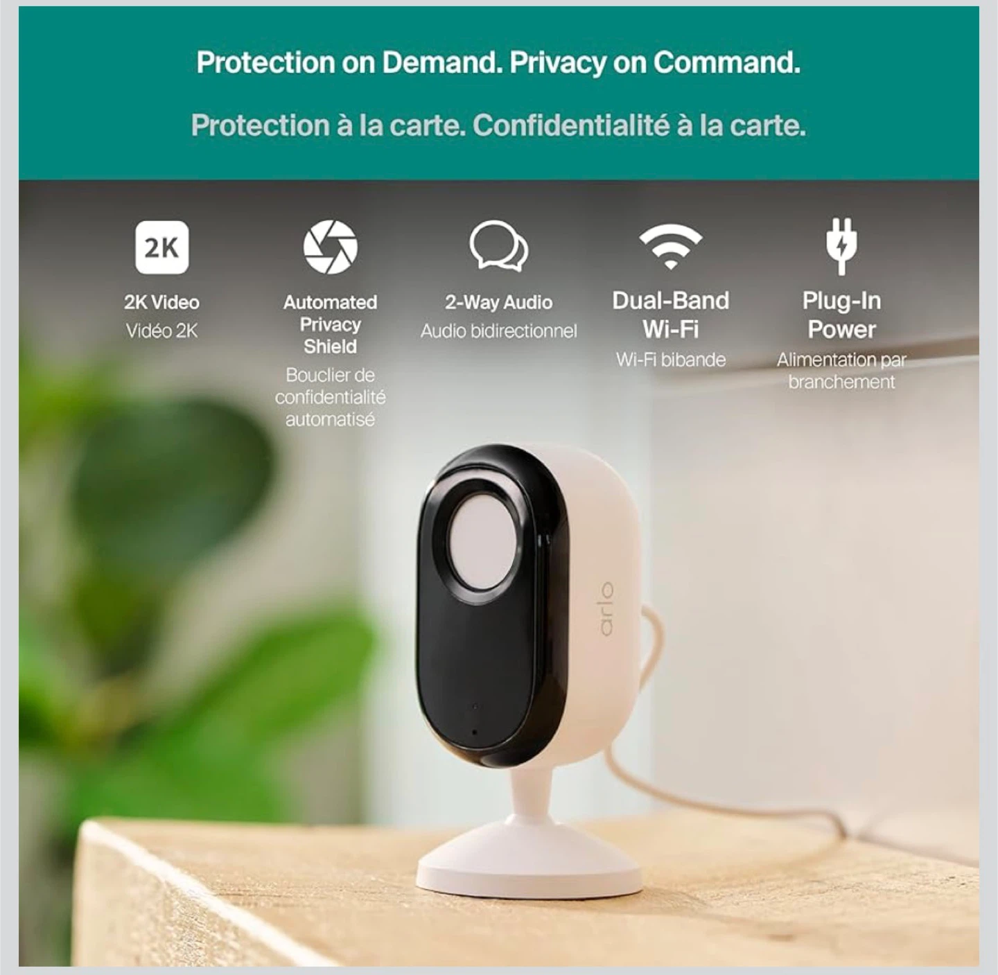 (READ FIRST) Arlo Essential Indoor Security Camera 2K - photo 4