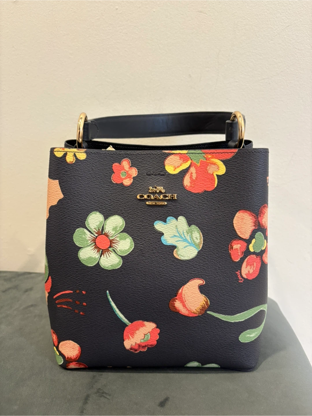 Coach Floral Print Bucket Bag - photo 2