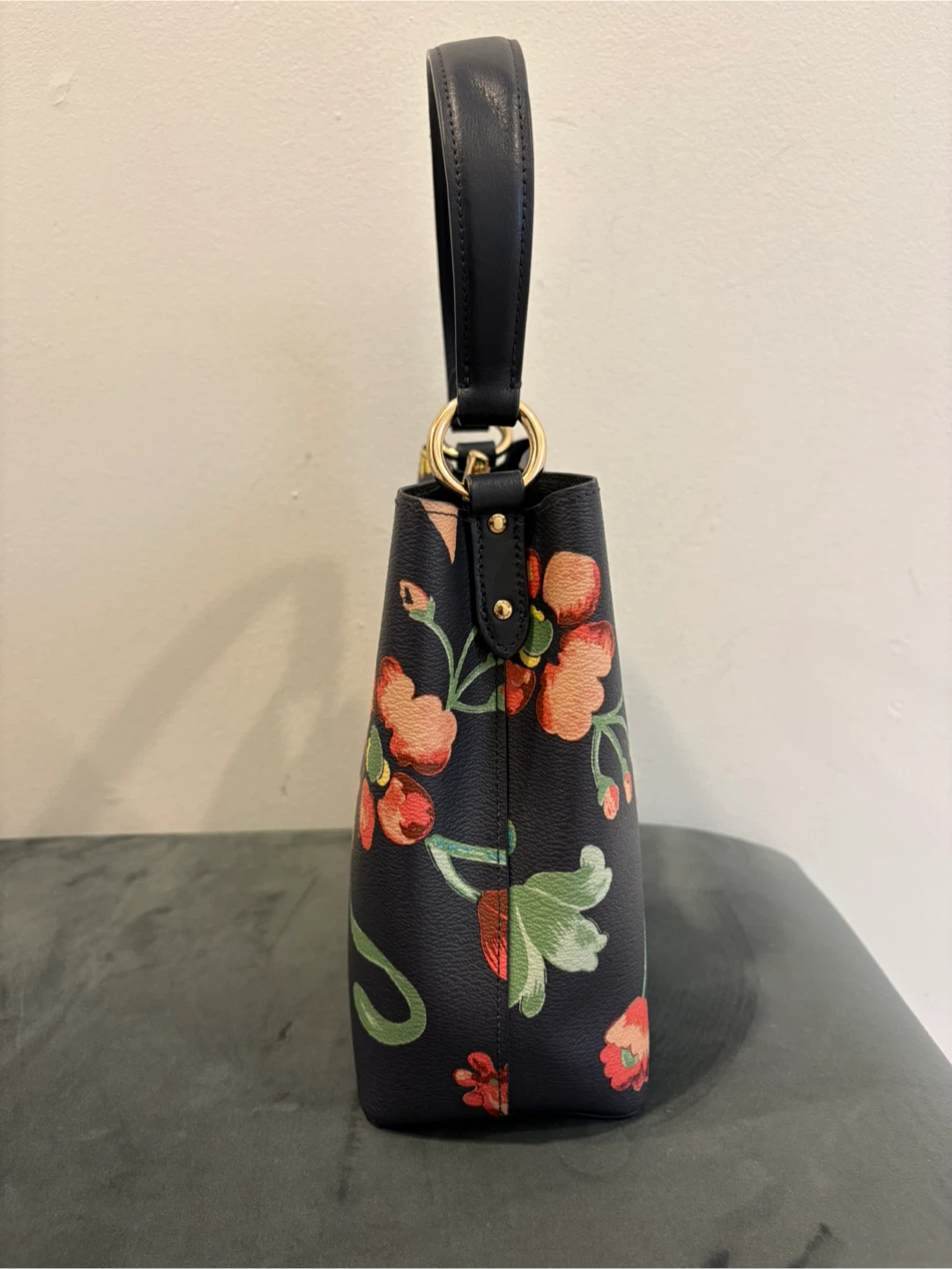 Coach Floral Print Bucket Bag - photo 4