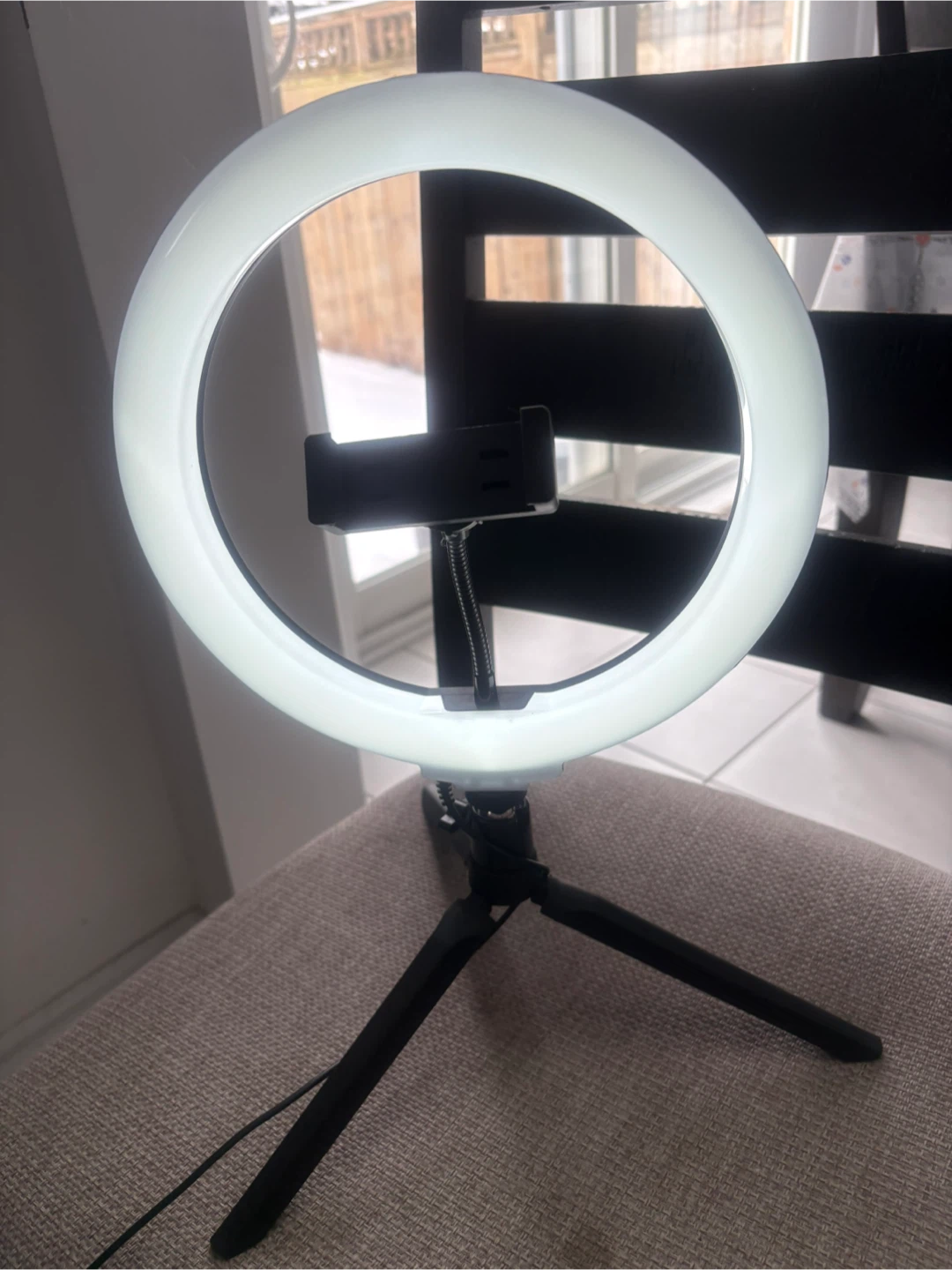 10” LED Ring Light with Tripod – 3 Light Modes