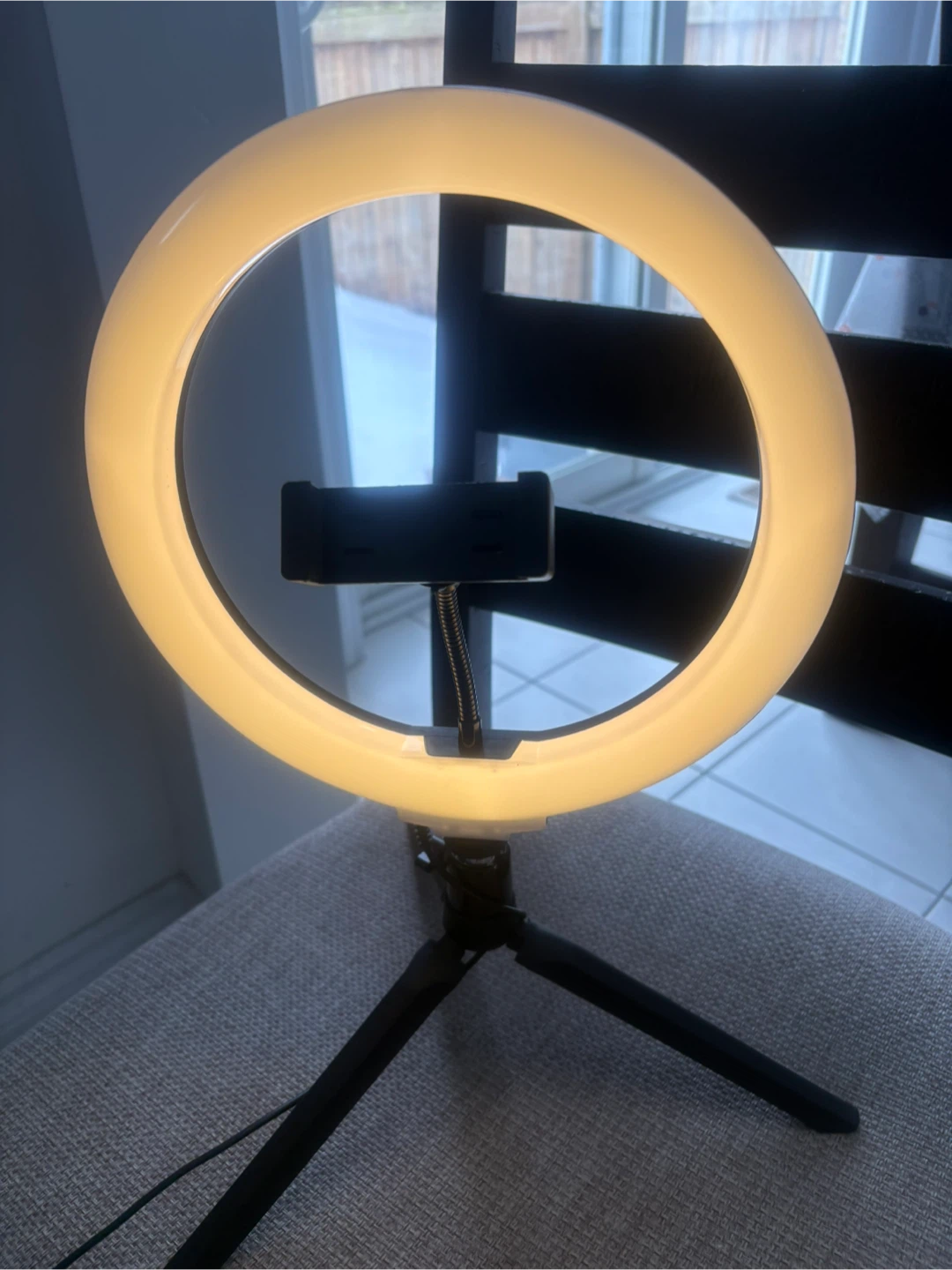 10” LED Ring Light with Tripod – 3 Light Modes - photo 2