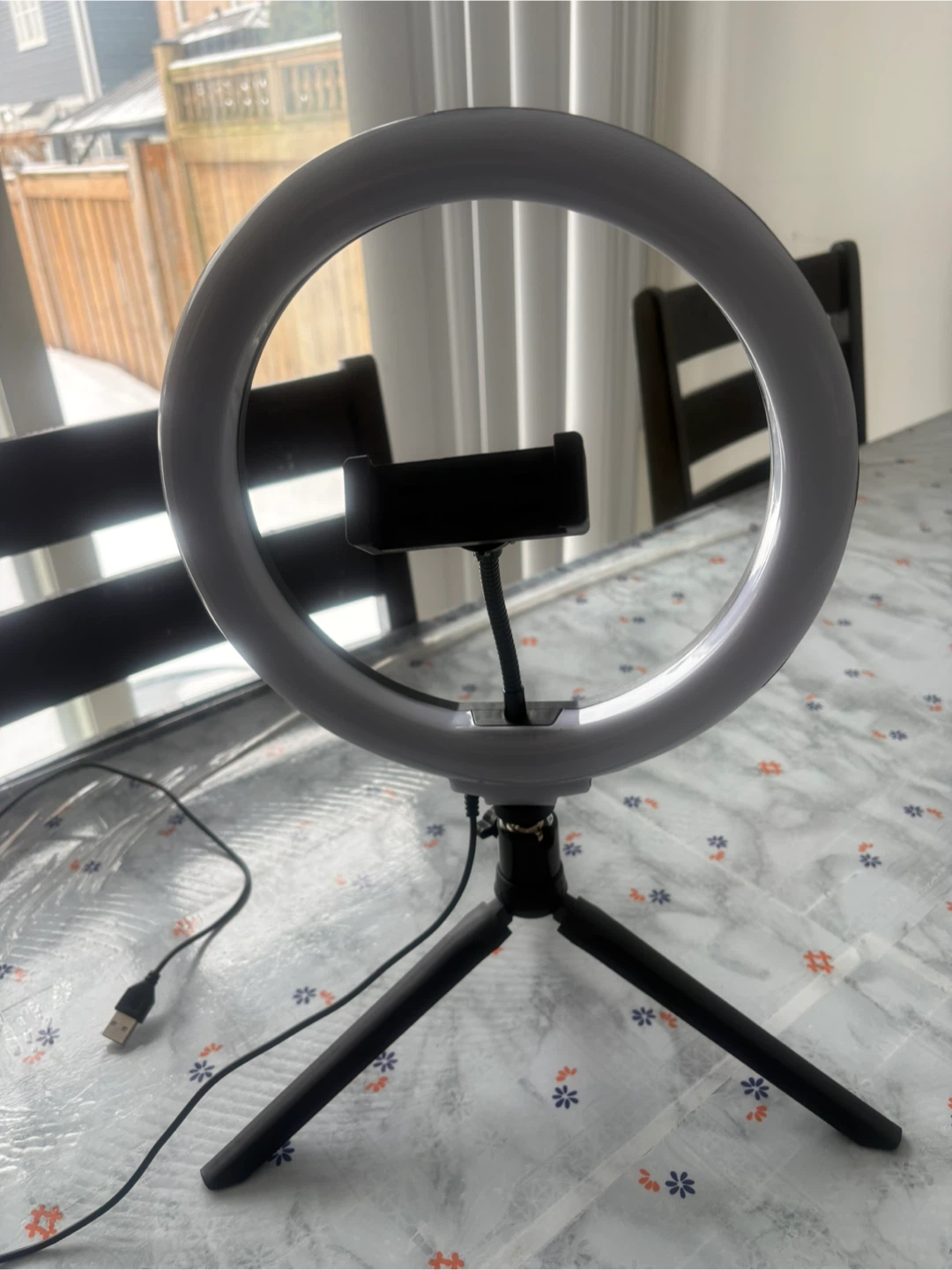 10” LED Ring Light with Tripod – 3 Light Modes - photo 3