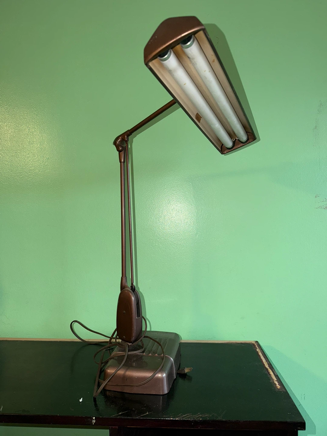 Retro desk lamp, mid century modern, vintage