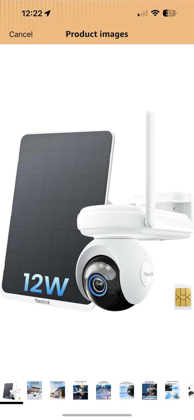 REOLINK 360° 24/7 Recording 4G LTE Cellular Battery Camera