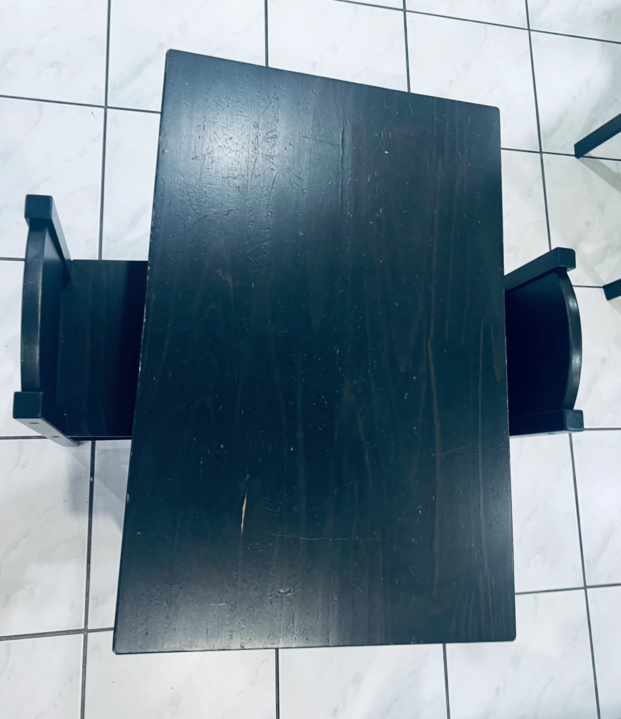 Dark Wood Kids Table and Chair Set