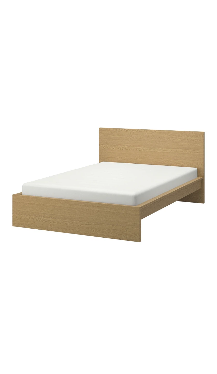 IKEA VALEVÅG Queen Hybrid Mattress and bed frame set