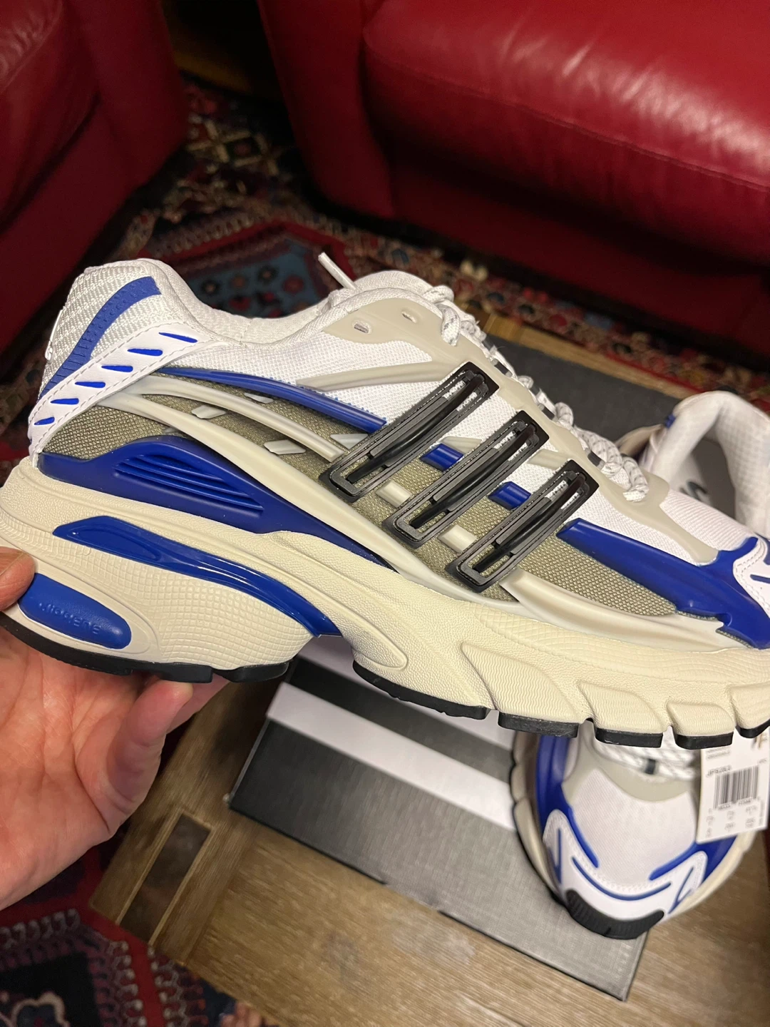 Adidas Pharell Williams Jellyfish Sneakers White Royal Blue - photo 4
